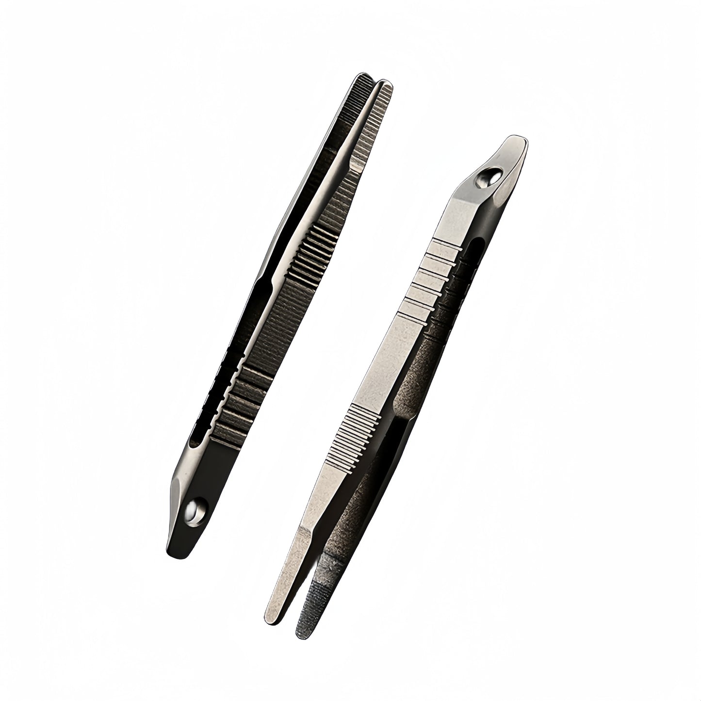 Mini Titanium EDC Tweezers Featured with Crowbar Head Strong & Easy Carry for Outdoor Daily Using