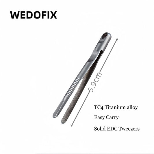 Portable TC4 Small Titanium Tweezers for Splinter and Small Project Pickup