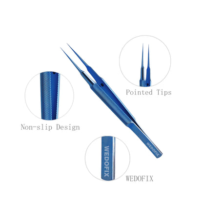 Multi-purpose Mini Tweezers with Precision Pointed Tips Titanium Tiny Tweezers for DIY and Daily Work