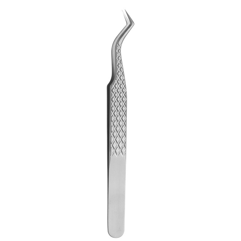 High Quality Titanium Alloy Eyelash Extensions Tweezers Enough Light and Easy Grip - Type C