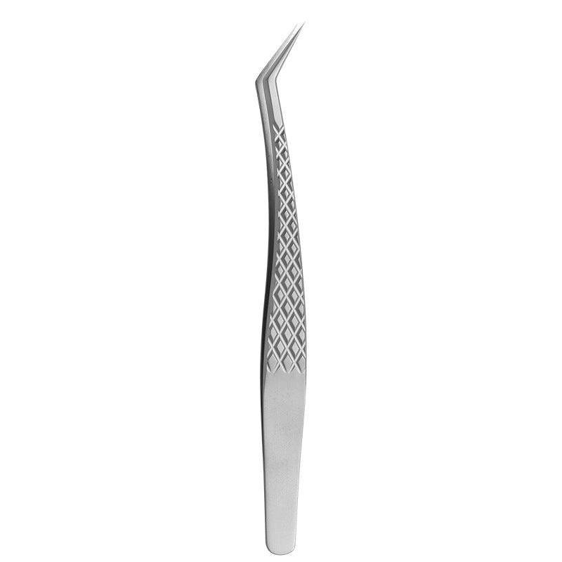 High Quality Titanium Alloy Eyelash Extensions Tweezers Enough Light and Easy Grip - Type D